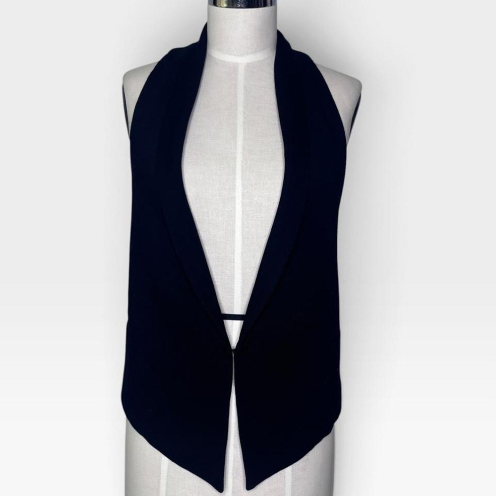 CABi black halter neck vest in XS